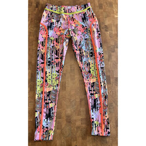 Zumba Women's Size M Multi-Color Leggings